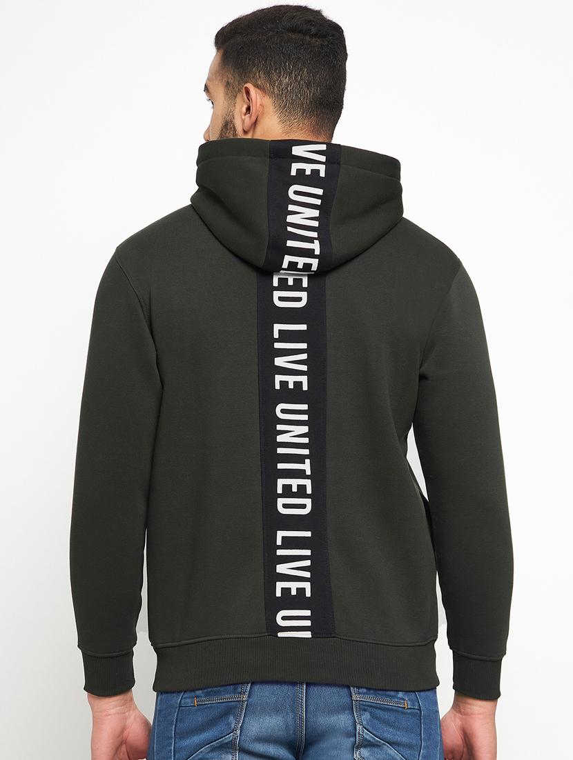 cotton blend chest print sweatshirt - 19131661 - Standard Image - 2