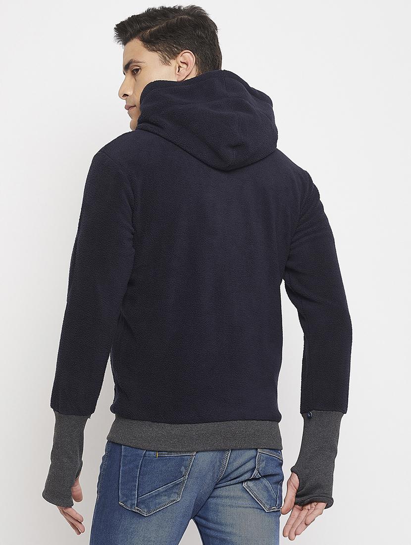 blue cotton blend sweatshirt - 19131667 - Standard Image - 2
