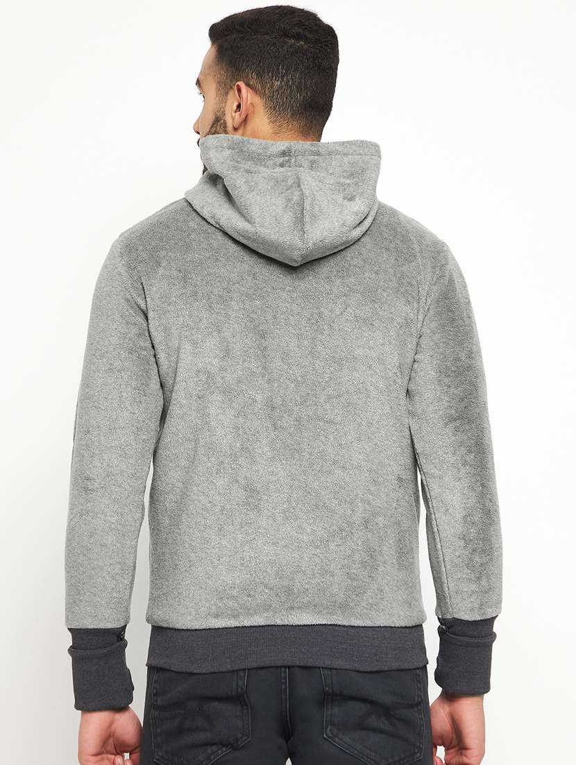 grey cotton blend sweatshirt - 19131668 -  Standard Image - 2