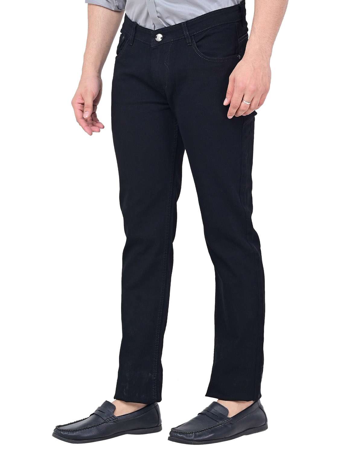 men solid mid rise jeans - 19131773 -  Standard Image - 2