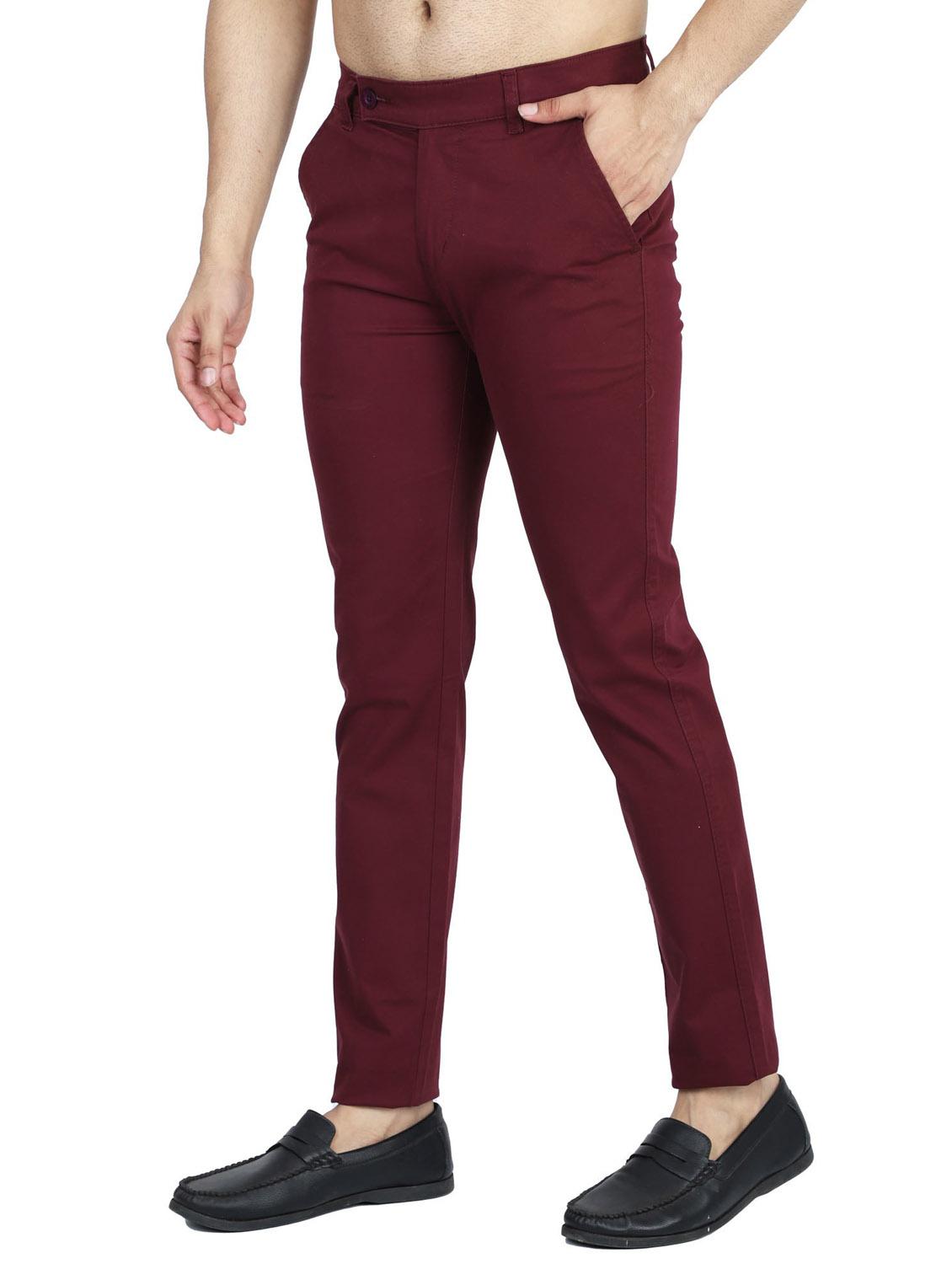 mid rise flat front casual trouser - 19131887 - Standard Image - 2