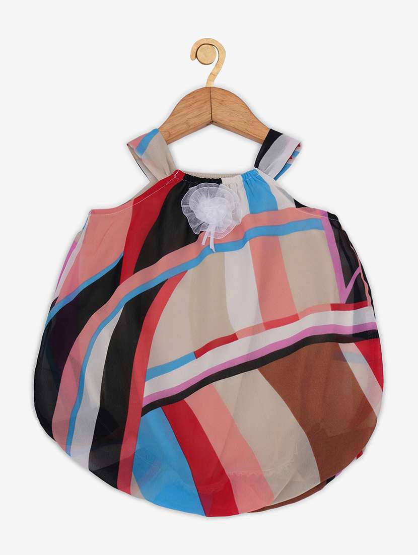 kids girls striped romper