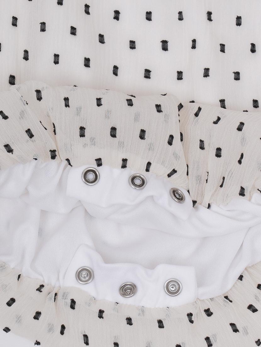kids girls white printed romper - 19132093 - Standard Image - 2
