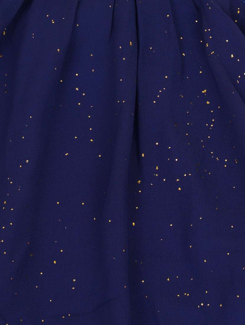 kids girls navy blue solid romper - 19132098 - Standard Image - 2