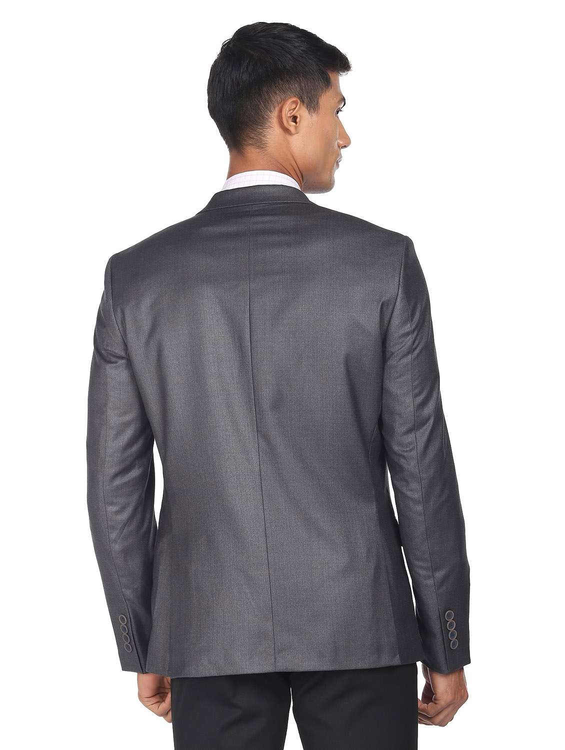 notched lapel single breasted formal blazer - 19132110 -  Standard Image - 2