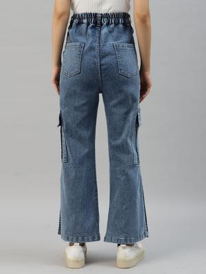 women's high rise solid cargo - 19133790 - Standard Image - 2