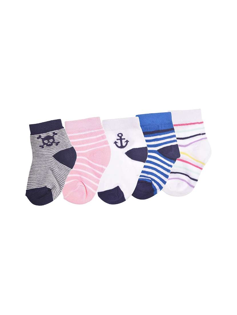 kids pack of 5 ankle length sock