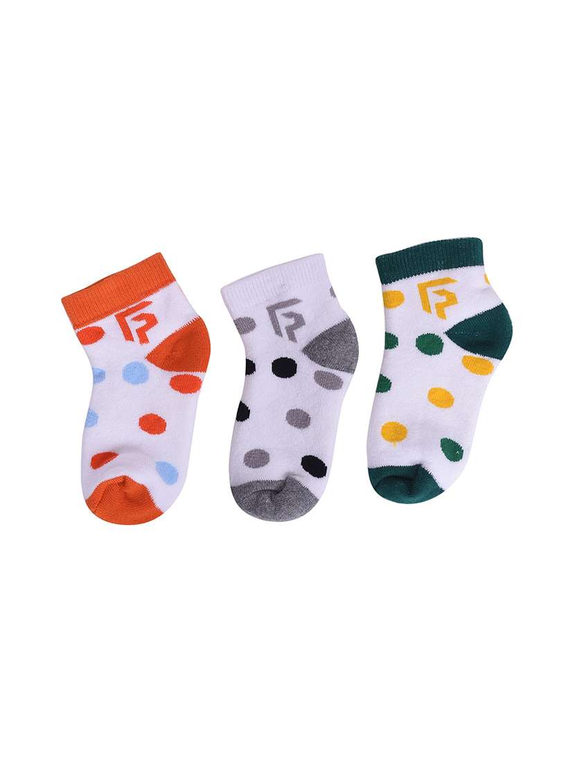 kids pack of 3 ankle length sock