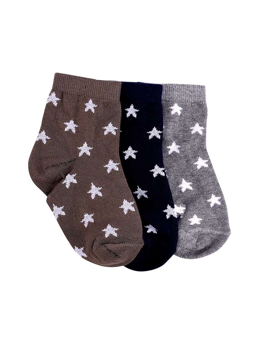 kids pack of 3 ankle length sock