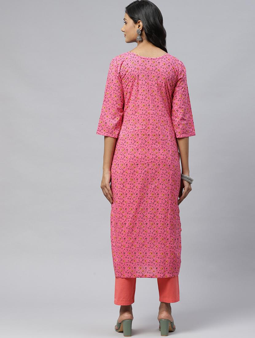 women's straight kurta - 19138450 - Standard Image - 2