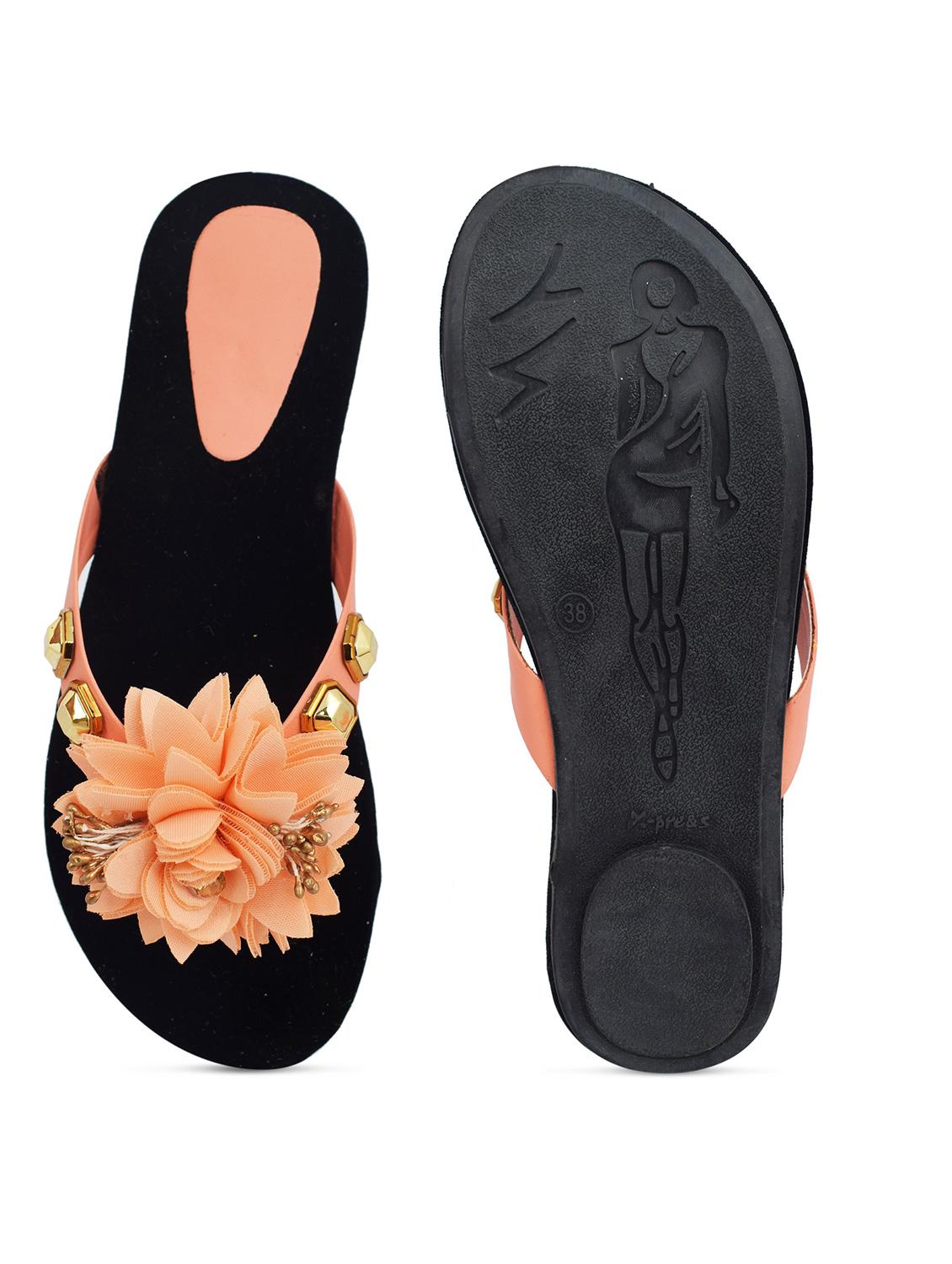multi colored slip on flat sandal - 19138671 - Standard Image - 2