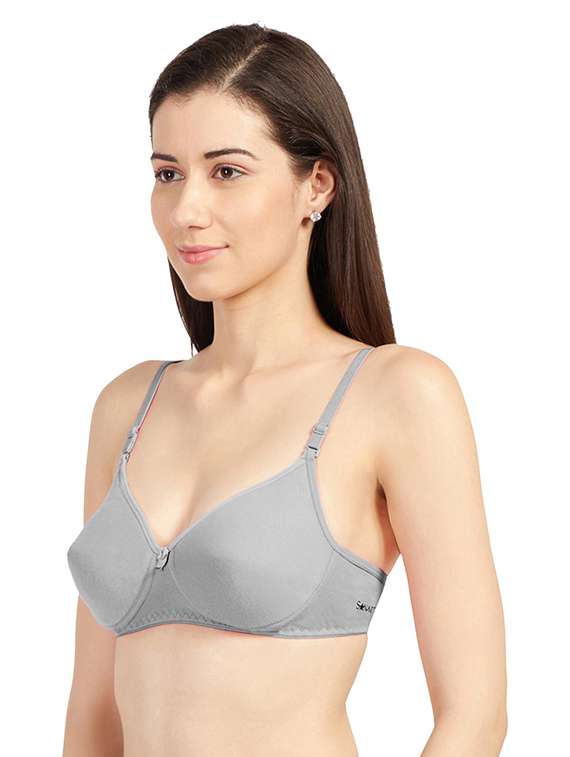 pack of 2 solid regular bra  - 19139352 -  Standard Image - 2
