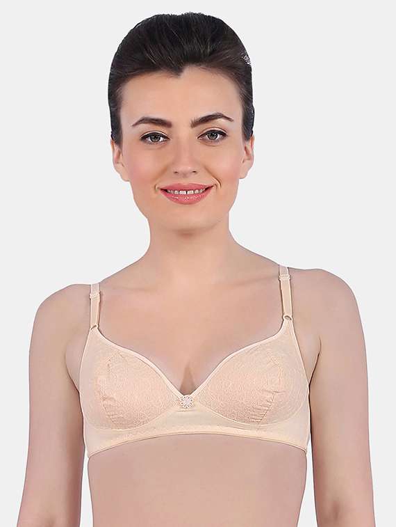 women lace detail t-shirt bra combo - 19139873 -  Standard Image - 2