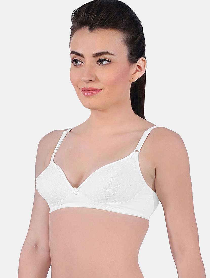 pack of 2 solid regular bra  - 19139875 -  Standard Image - 2