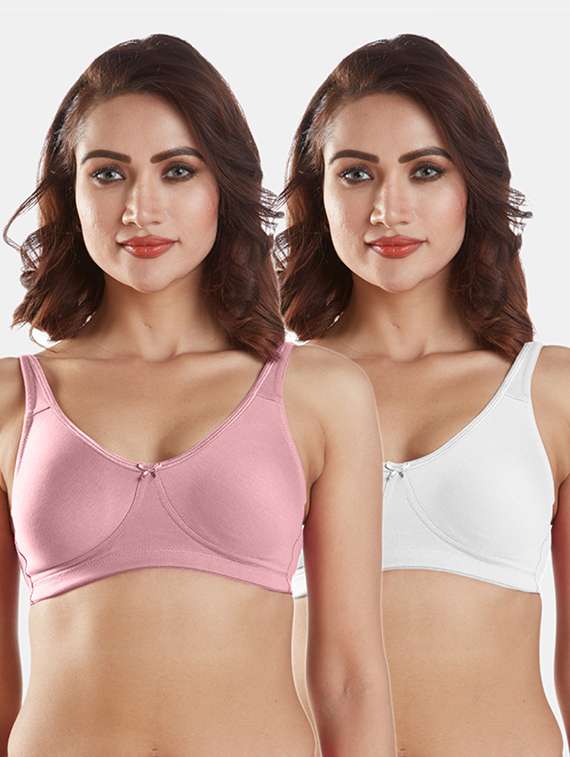 set of 2 solids sports bra