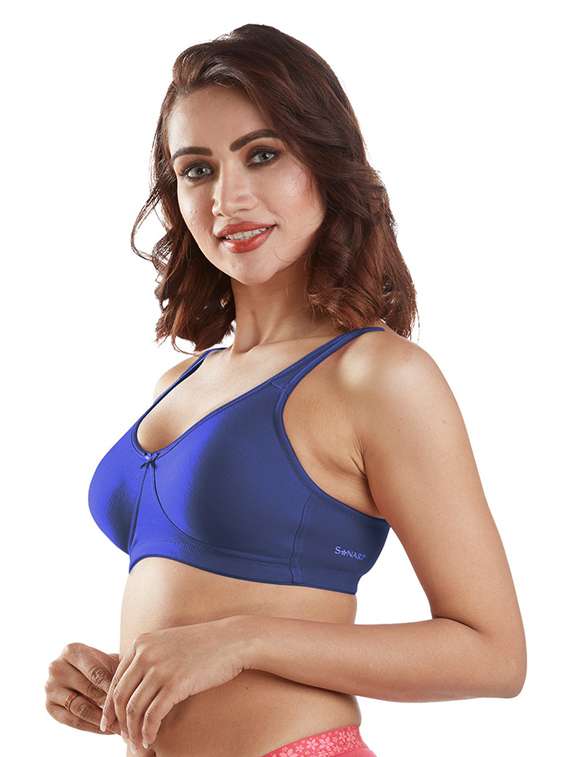 pack of 2 solid regular bra  - 19140041 -  Standard Image - 2