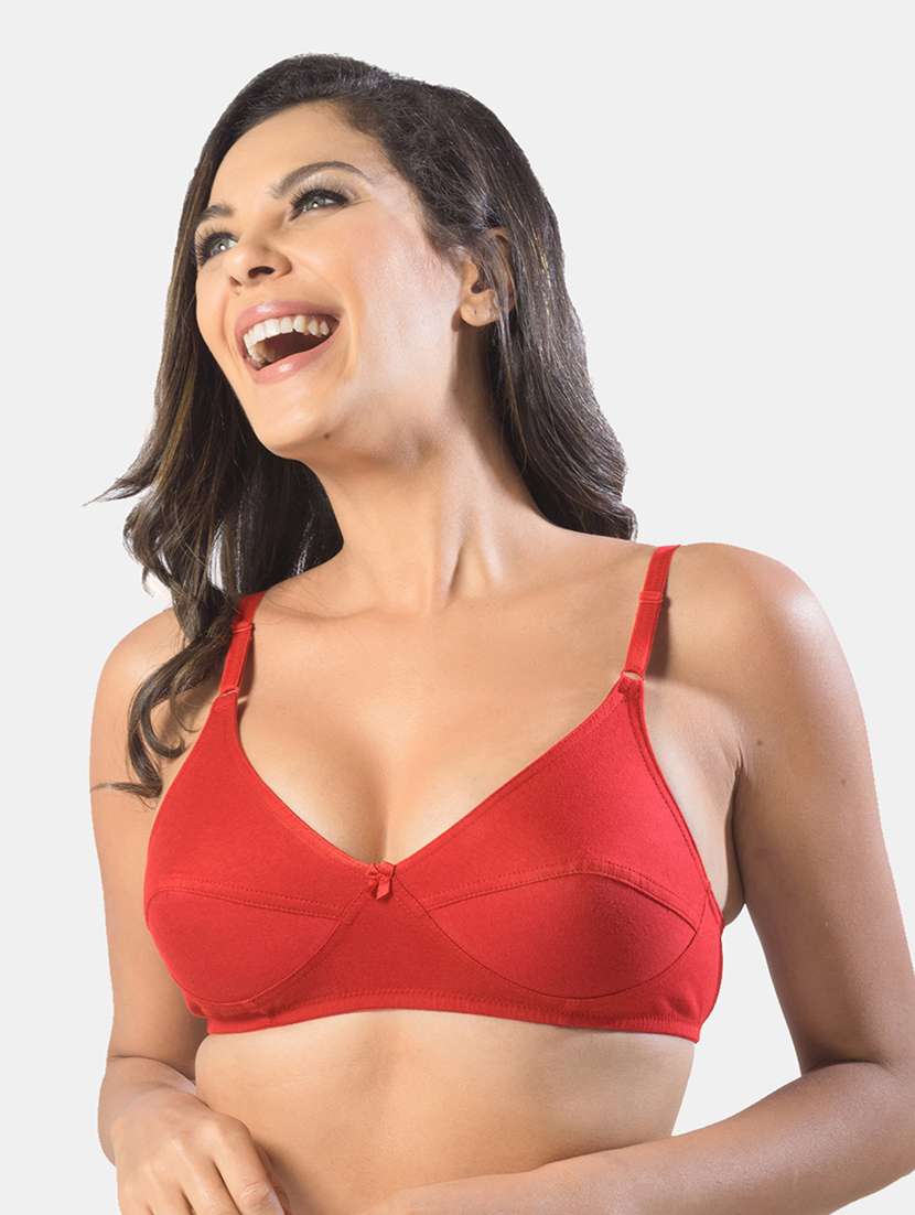 women pack of 2 solid bra combo - 19140153 -  Standard Image - 2