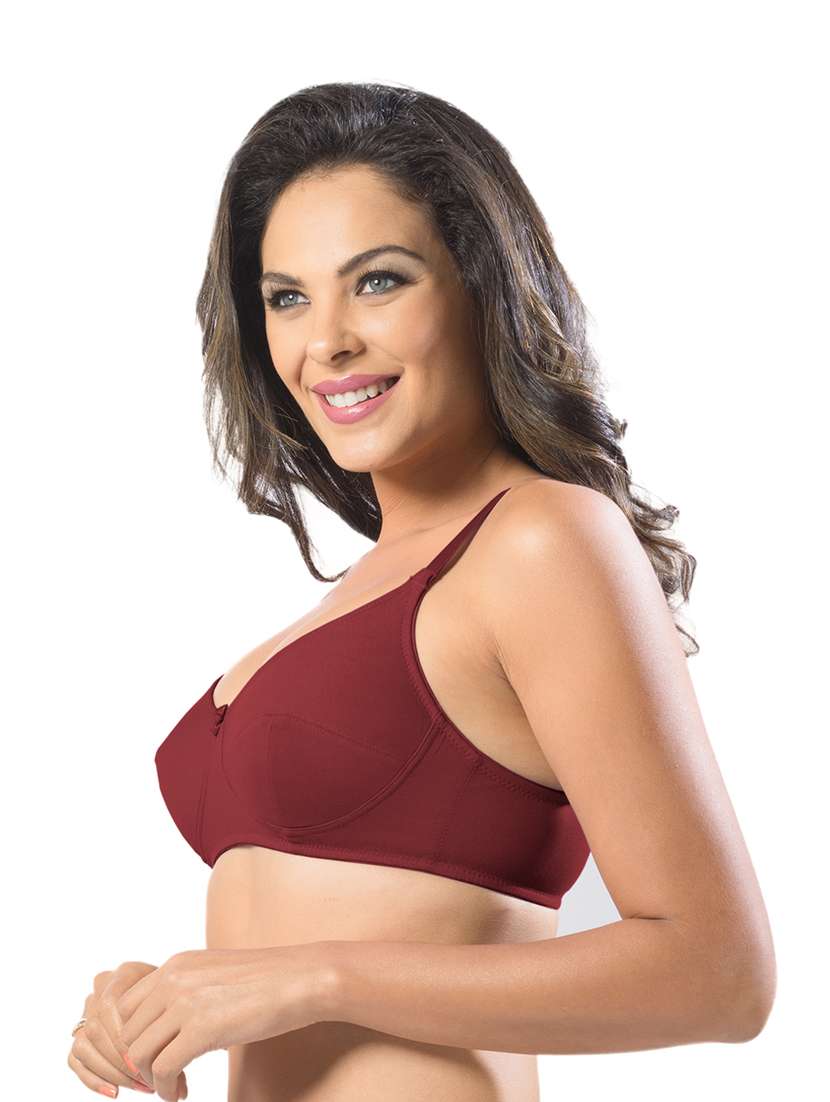 wome solid regular bra - 19140290 -  Standard Image - 2