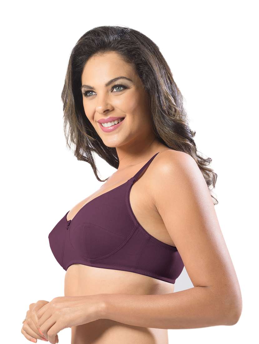 wome solid regular bra - 19140292 -  Standard Image - 2