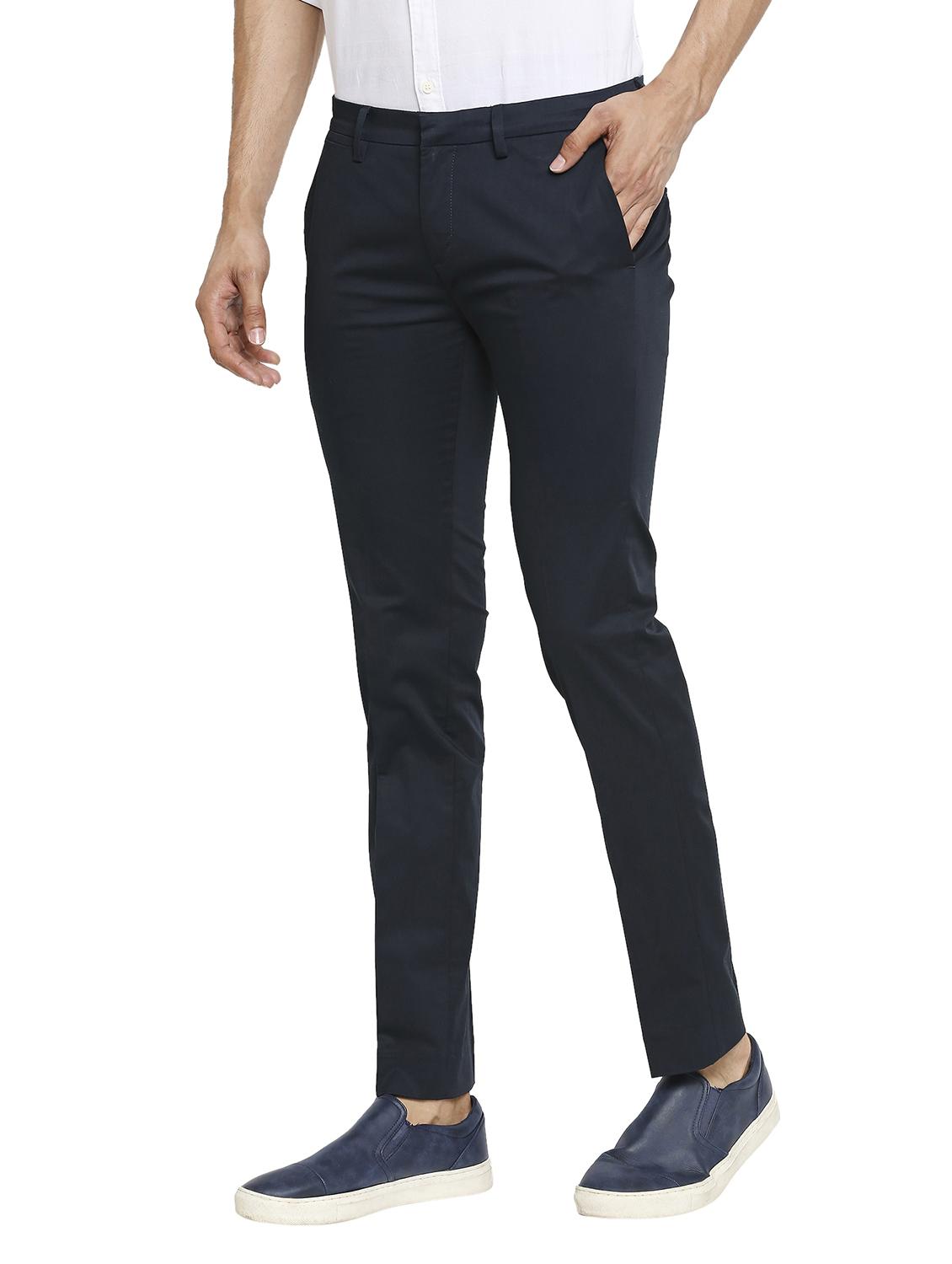 mid rise flat front casual trouser - 19140831 - Standard Image - 2