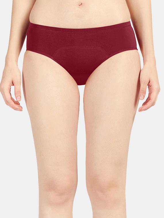 women solid cotton hipster panty combo - 19141312 - Standard Image - 2