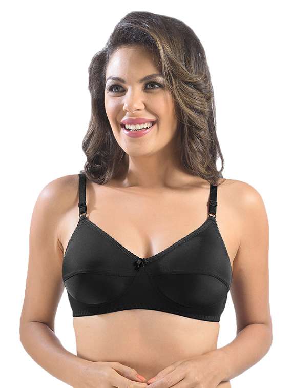 pack of 2 solid regular bra  - 19141421 -  Standard Image - 2
