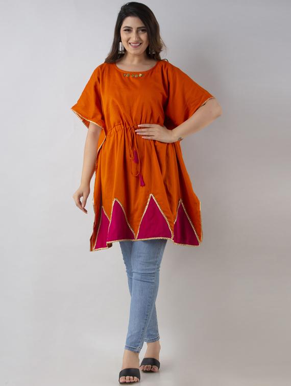 gota embellished kartan tunic - 19142865 - Zoom Image - 0