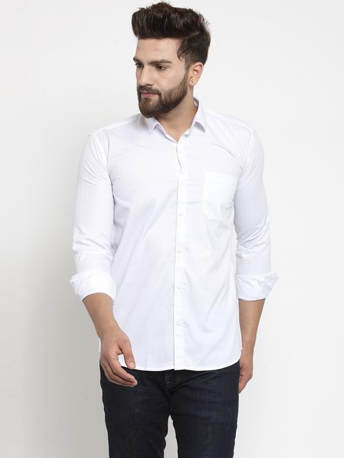 mens solid casual shirt - 19143200 -  Standard Image - 0