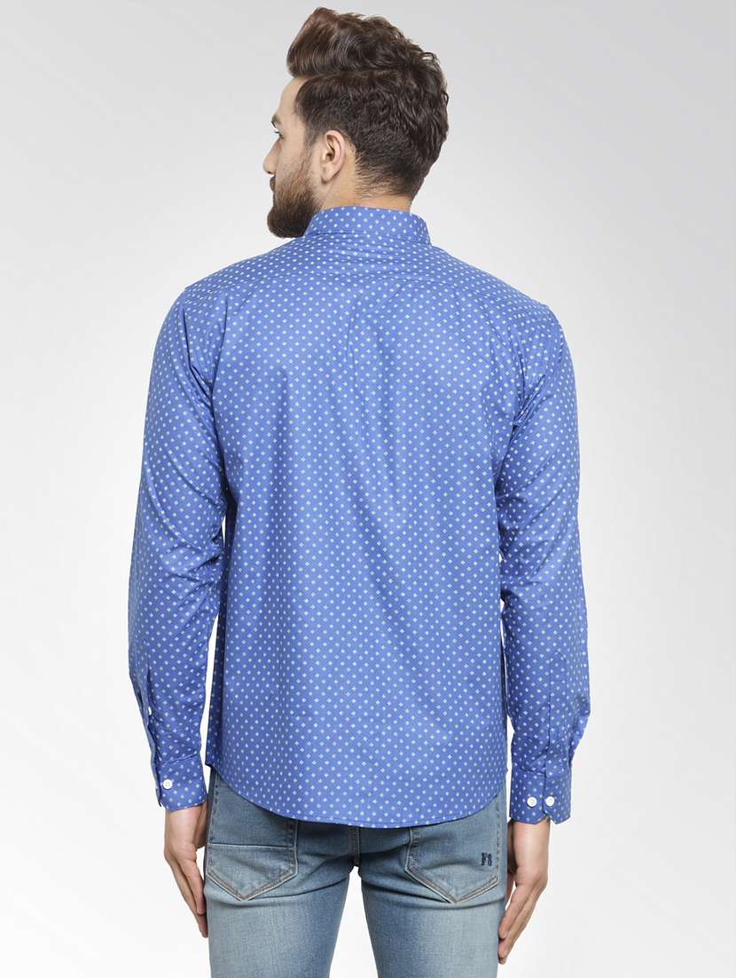 mens geometric casual shirt - 19143264 -  Standard Image - 2