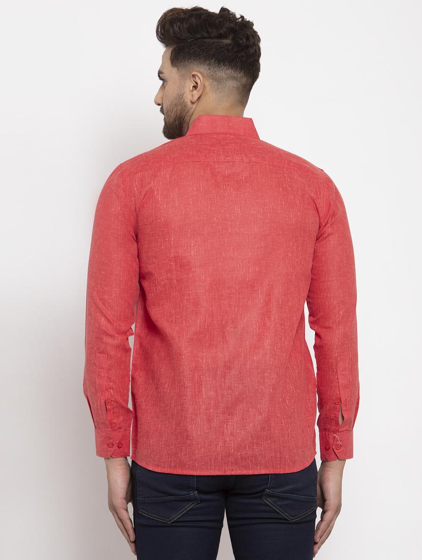 mens solid casual shirt - 19143412 - Standard Image - 2