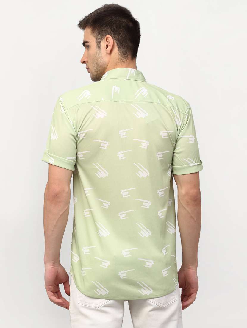 mens abstract casual shirt - 19143467 - Standard Image - 2