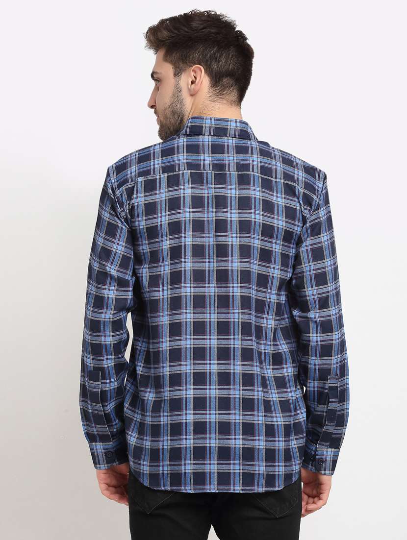 multi coloured checkered casual shirt - 19143504 - Standard Image - 2
