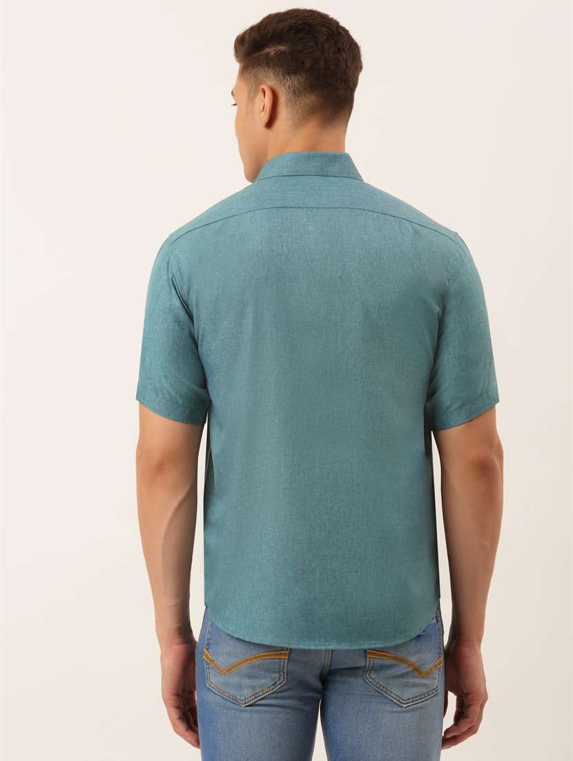 mens solid casual shirt - 19143538 -  Standard Image - 2