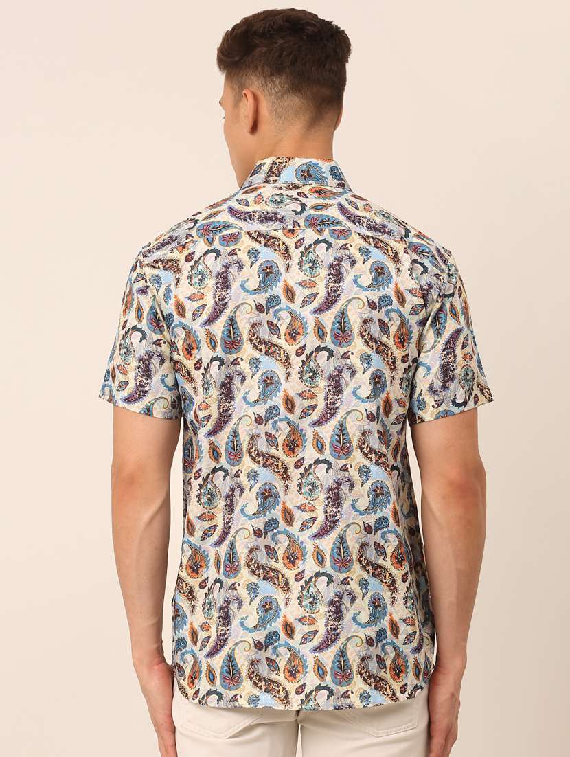 mens paisley casual shirt - 19143606 -  Standard Image - 2