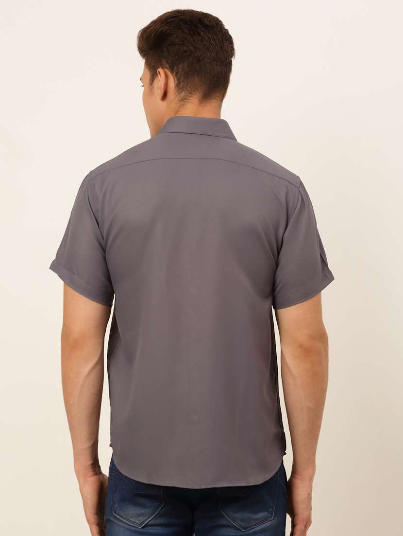 mens solid casual shirt - 19143616 -  Standard Image - 2