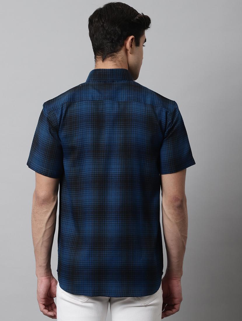mens checks casual shirt - 19143689 - Standard Image - 2