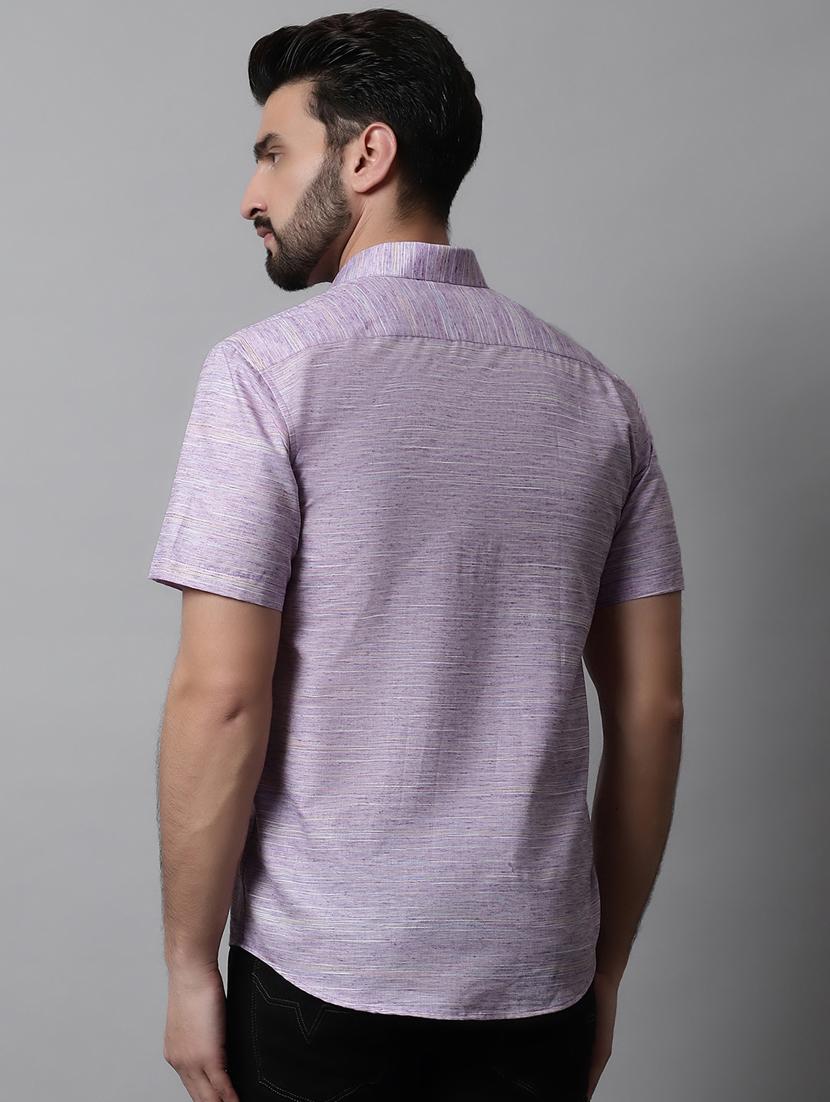 mens melange casual shirt - 19143713 - Standard Image - 2