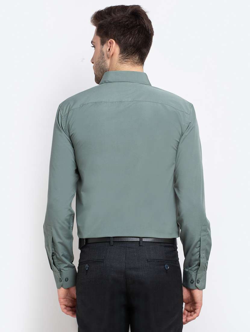 mens solids formal shirt - 19144075 -  Standard Image - 2
