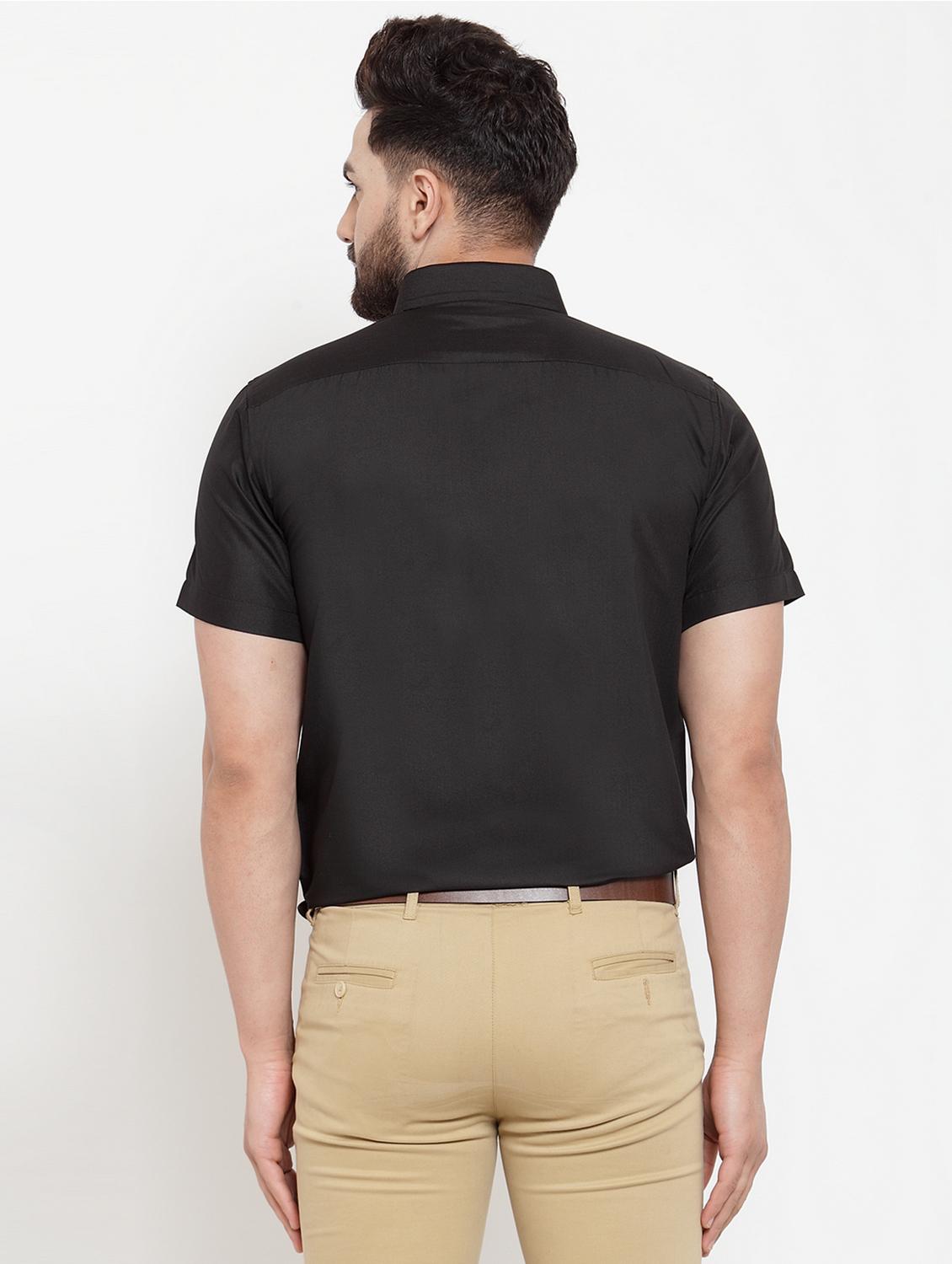 mens solids formal shirt - 19144259 - Standard Image - 2