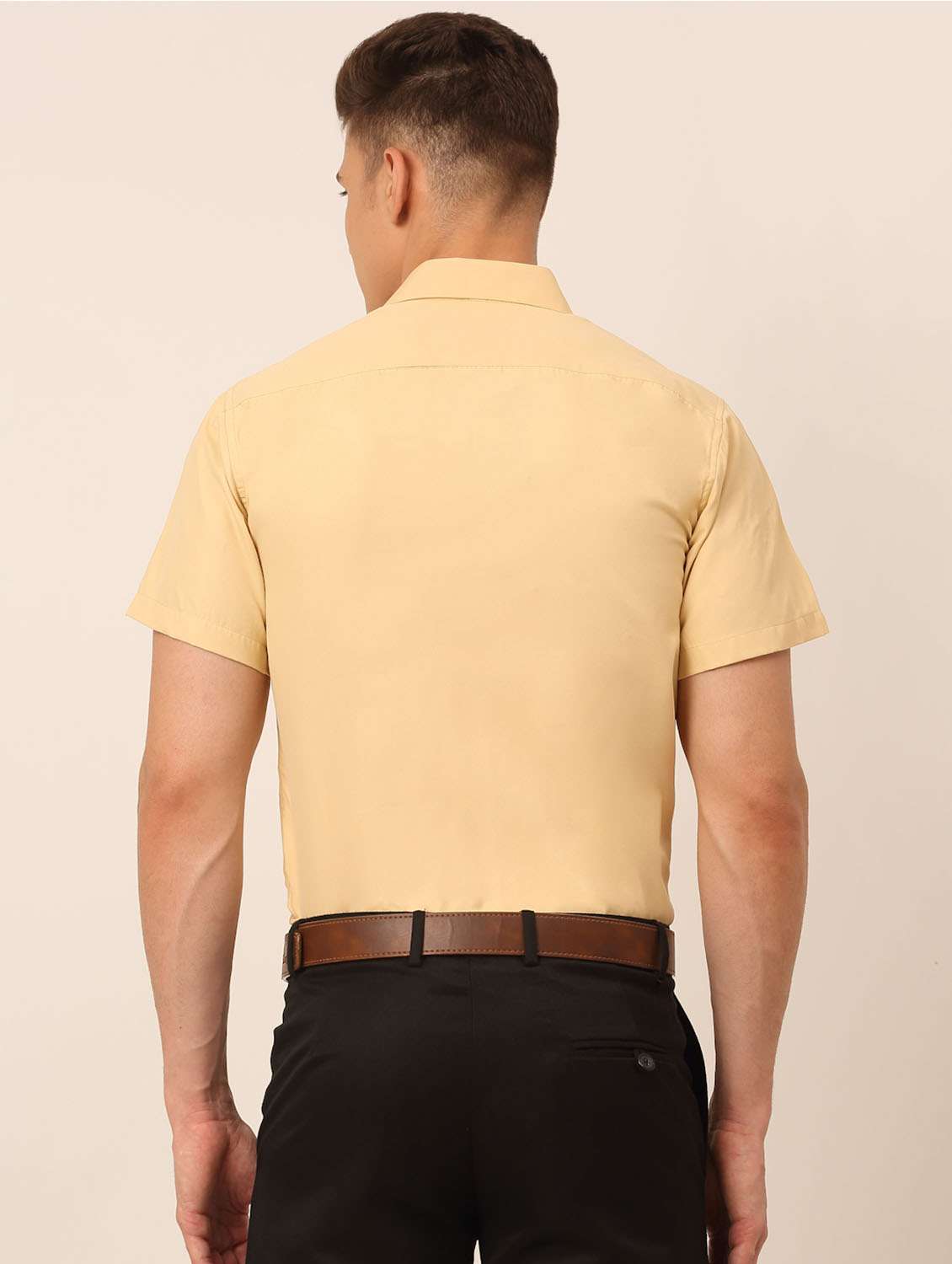 beige cotton formal shirt - 19144272 -  Standard Image - 2