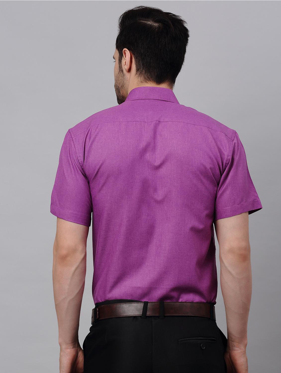 mens solids formal shirt - 19144471 - Standard Image - 2