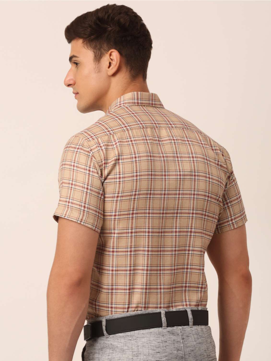 mens checks formal shirt - 19144479 -  Standard Image - 2