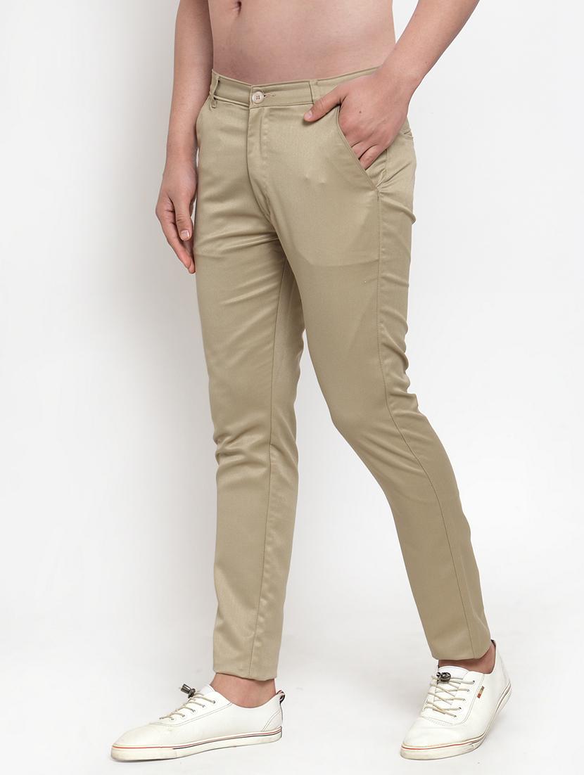 mid rise flat front casual trouser - 19144668 - Standard Image - 2
