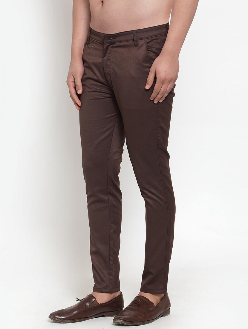 mid rise flat front casual trouser - 19144670 - Standard Image - 2