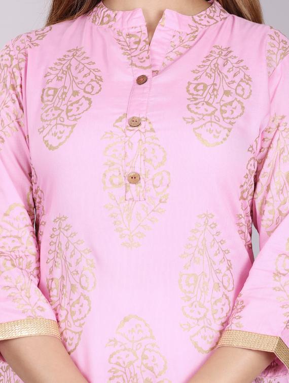 printed straight kurta - 19145455 - Standard Image - 2