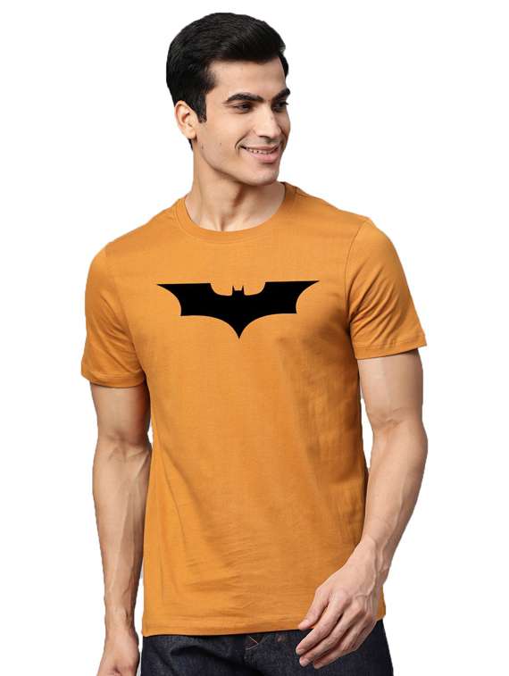 men chest print short sleeve t-shirt