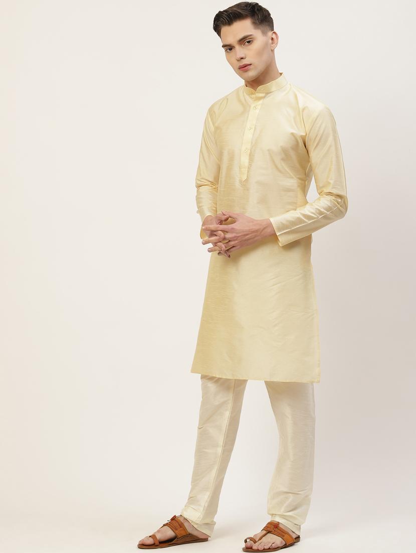 kurta pyjama with nehru jacket - 19147461 - Standard Image - 2