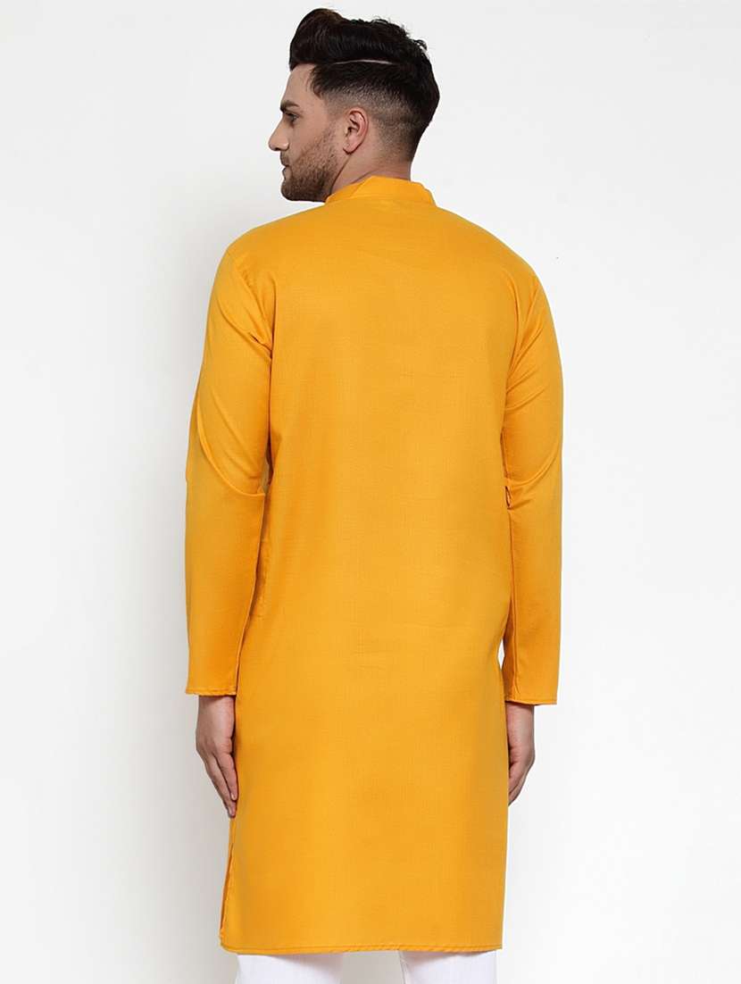 yellow coloured kurta - 19147700 - Standard Image - 2