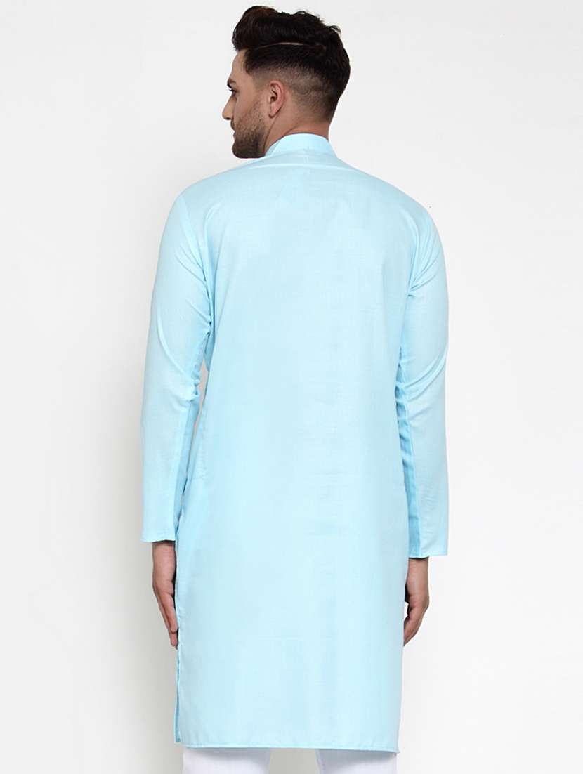 blue coloured long kurta - 19147715 -  Standard Image - 2
