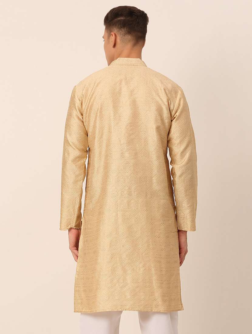 mandarin neck straight kurta - 19147955 - Standard Image - 2